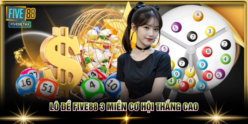 Lô đề FIVE88 3 miền cơ hội thắng cao